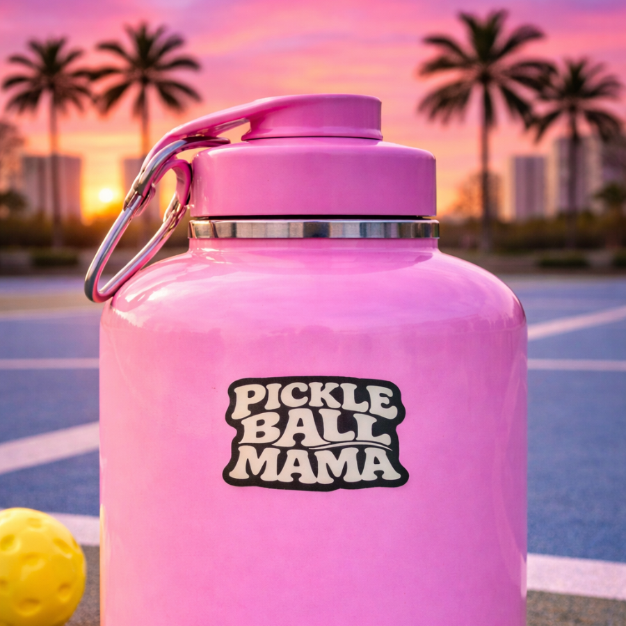 Pickleball Mama Retro Sticker